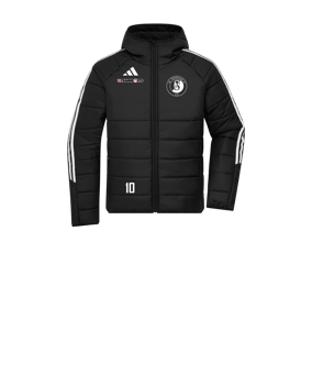 adidas Tiro 24 Winterjacke Kids Schwarz Weiss 