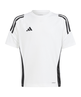 adidas Tiro 24 Trikot Kids Weiss Schwarz