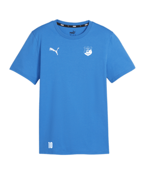 PUMA teamGOAL Casuals T-Shirt Kids Blau F02