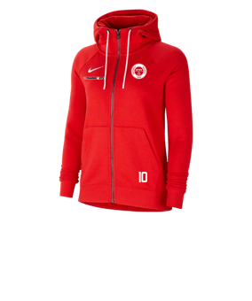 Nike Park 20 Fleece Kapuzenjacke Damen Rot F657