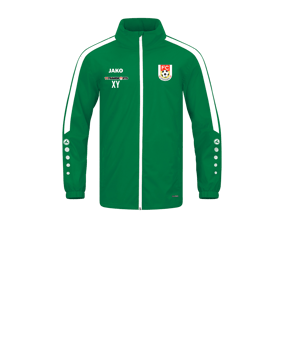 JAKO Power Allwetterjacke Kids Grün Weiss F200