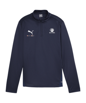 PUMA teamGOAL Training 1/4 Zip Sweatshirt Kids  Blau F06