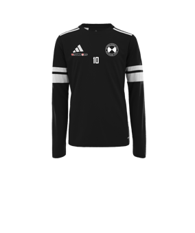 adidas Squadra 25 Trikot Langarm Kids Schwarz