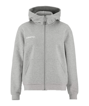 Craft Community 2.0 Logo Damen Kapuzenjacke Grau  F950000 - grau