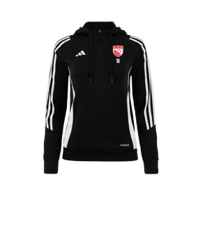 Sweat à capuche adidas Tiro 24 femmes noir blanc 