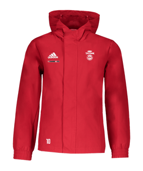 adidas Entrada 22 Allwetterjacke Kids Rot