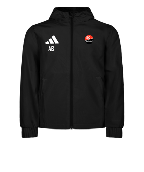 adidas Entrada 26 Regenjacke Schwarz
