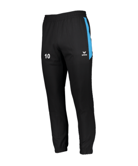 Erima TEAM Präsentationshose Schwarz Blau 