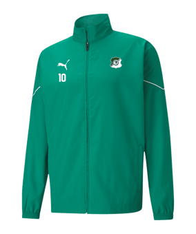 PUMA teamRISE Sideline Trainingsjacke Grün F05