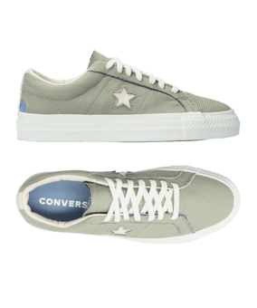 Converse X Tri Panel One Star OX Sneaker Grün - gruen