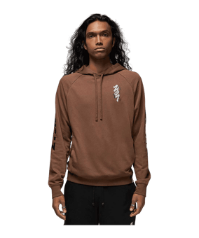 Jordan Zion Graphic Hoody Braun F244 - braun