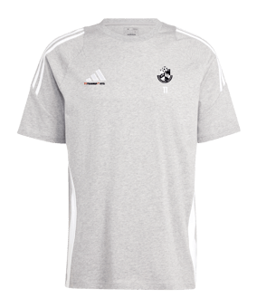adidas Tiro 24 T-Shirt Grau Weiss