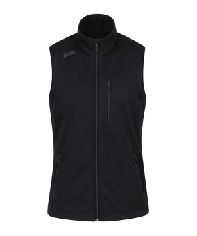 JAKO Premium Softshellweste Damen Schwarz F800 - schwarz