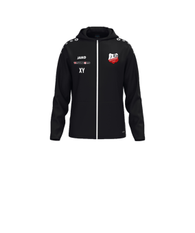 JAKO One Kapuzenjacke Kids Schwarz F800