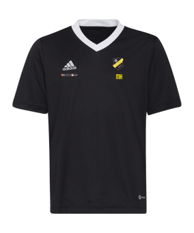 adidas Entrada 22 Trikot Kids Schwarz Weiss