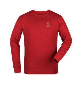 Merch Roller Sweatshirt Red | #logo (beidseitig)