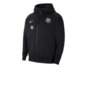 Nike Park 20 Fleece Kapuzenjacke Kids Schwarz F010