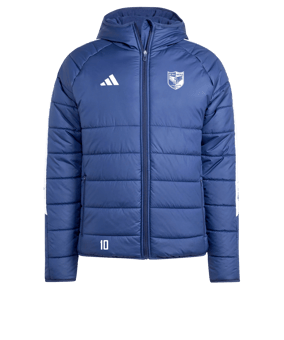 adidas Tiro 24 Winterjacke Blau Weiss