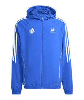 adidas Tiro 24 Windbreaker Kids Blau Weiss