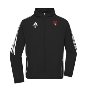 Veste coupe-vent adidas Tiro 24 noire blanche 