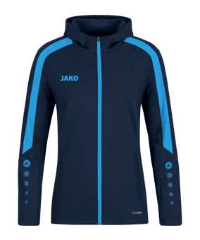 JAKO Power Kapuzenjacke Damen Blau F910 - blau