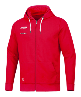 JAKO Base Kapuzenjacke Rot F01