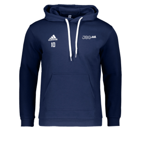 adidas Entrada 22 Hoody Blau