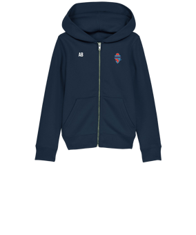 Merch Zip-Hoodie Kids French Navy | #scalalogo (beidseitig+Initialen)
