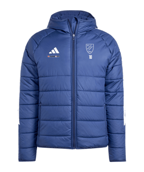 adidas Tiro 24 Winterjacke Blau Weiss