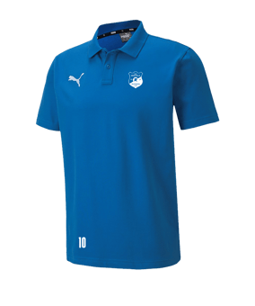 PUMA teamGOAL 23 Casuals Poloshirt Blau F02