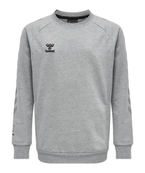 Hummel Move Grid Cotton Sweatshirt Kids Grau F2006 - grau