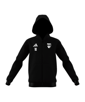 adidas Entrada 26 Kapuzenjacke Kids Schwarz