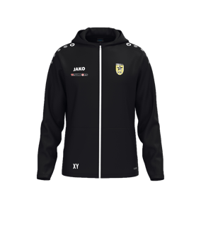 JAKO One Kapuzenjacke Schwarz F800