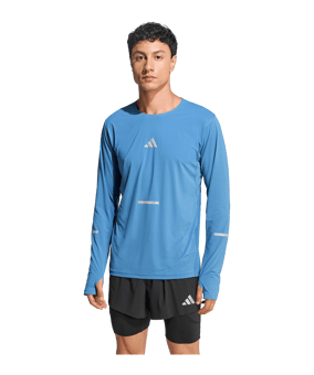 adidas adi365 Climacool+ Manches Longues Bleu - bleu