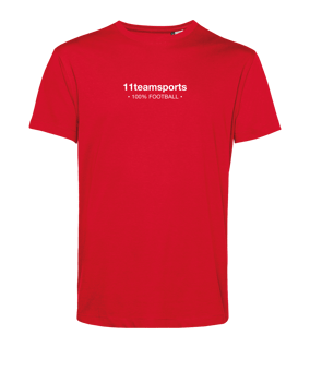 11teamsports 100 Prozent Football T-Shirt Rot - rot