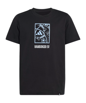 adidas Hamburger SV T-shirt Kids Zwart - zwart