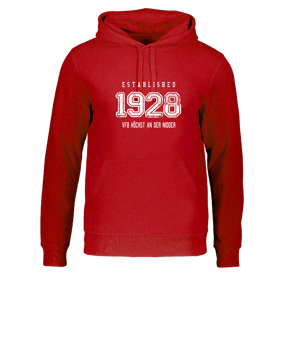 Merch Drummer 2.0 Hoody Red | #established