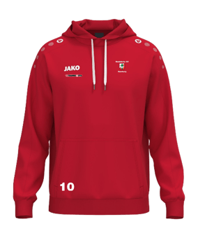 JAKO One Hoody Rot F100