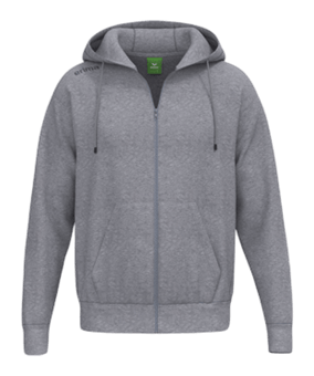 Erima TS Kapuzenjacke Grau - grau