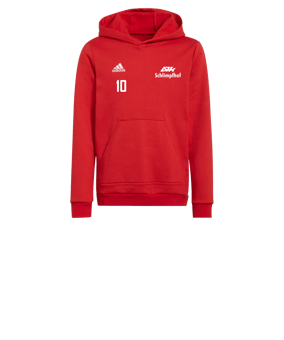 adidas Entrada 22 Hoody Kids Rot