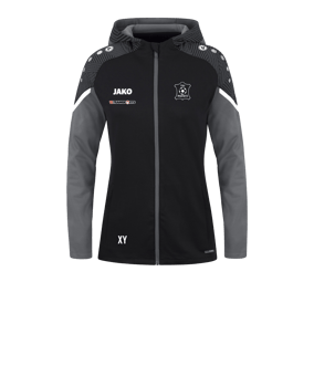 JAKO Performance Kapuzenjacke Damen Schwarz F804