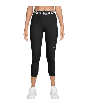 Nike 365 Mid Rise Leggings Damen Schwarz F010 - schwarz