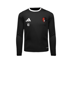 adidas Entrada 26 Trikot Langarm Kids Schwarz