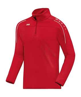JAKO Classico Ziptop Rot Weiss F01 - rot