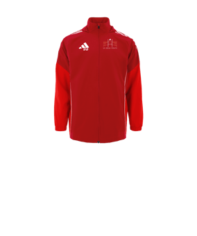 Veste de pluie adidas Tiro 25 Competition enfants rouges