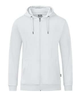 JAKO Organic Kapuzenjacke Weiss F000
