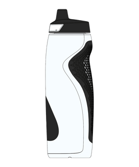Nike Refuel Grip borraccia 946ml nero F173 - nero