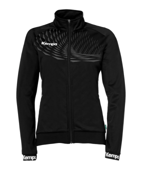 Kempa Wave 26 Poly Jacke Damen Schwarz F01 - schwarz
