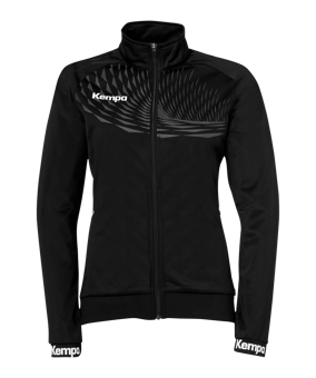 Kempa Wave 26 Poly Jacke Damen Schwarz F01 - schwarz