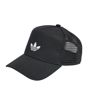 adidas Curved Trucker Cap Schwarz - schwarz